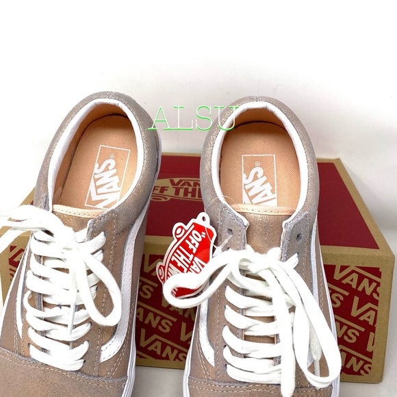 VANS Old Skool Canvas Rose Gold Men’s Sneakers - Picture 5 of 8